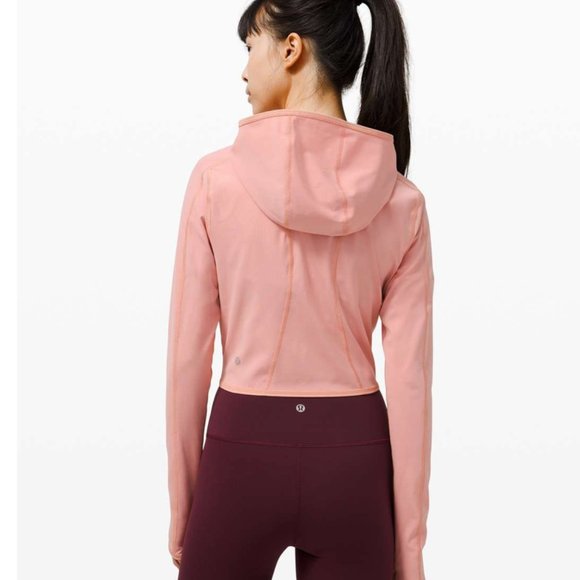Break a trail 1/2 zip hoodie pastel pink Lululemon 6 - Picture 3 of 12